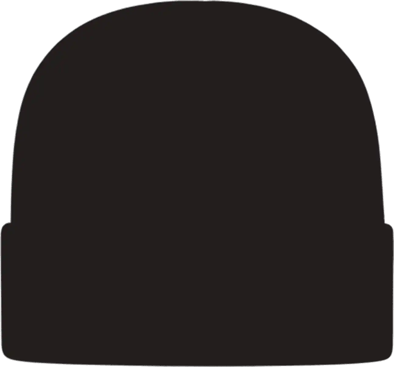Cap America Tkn24 Usa Made Knit with Cuff Beanie Black / one Size Fits Most