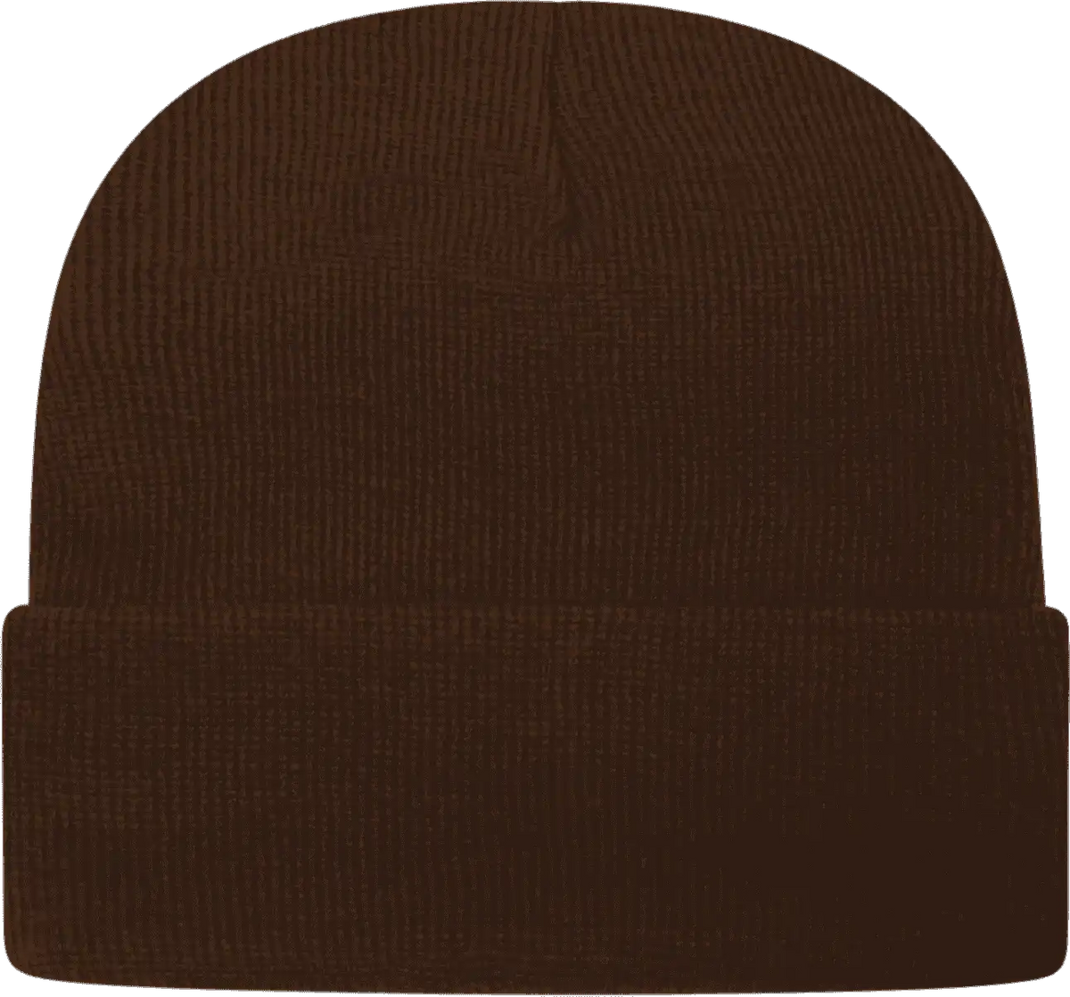 Cap America Tkn24 Usa Made Knit with Cuff Beanie Chocolate Brown Coffee / one Size Fits Most