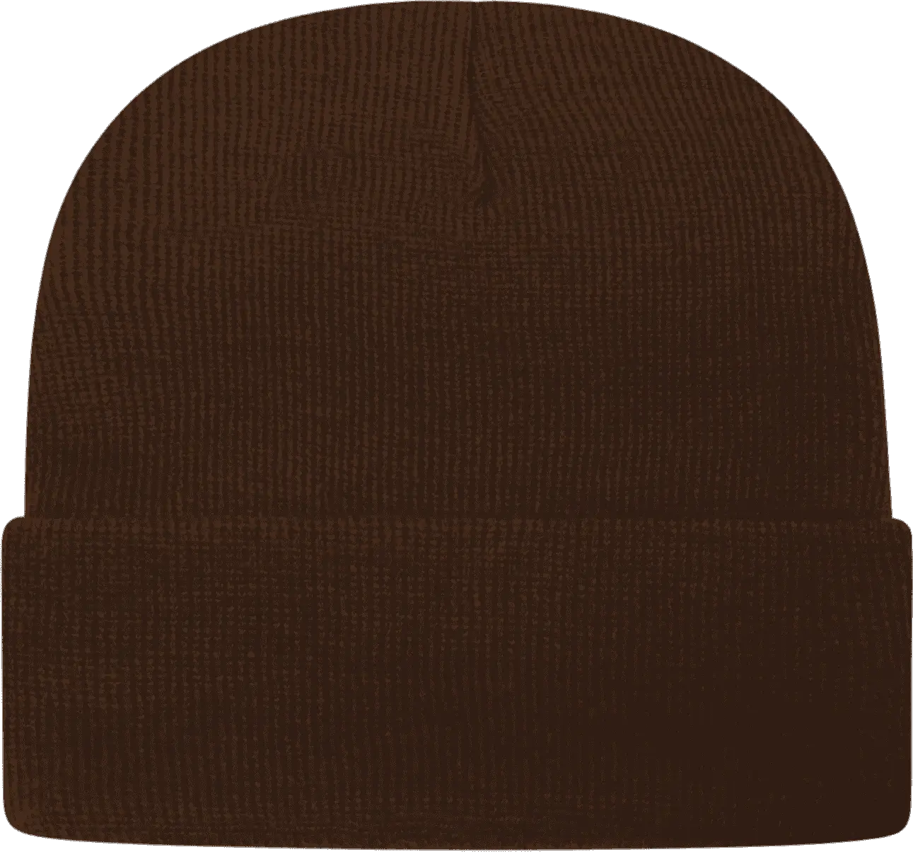 Cap America Tkn24 Usa Made Knit with Cuff Beanie - Chocolate Brown