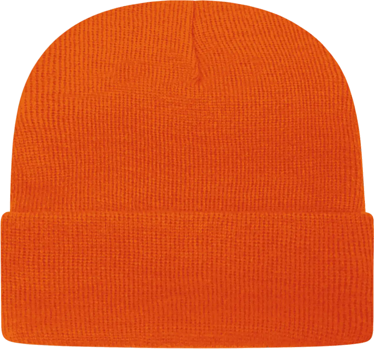 Cap America Tkn24 Usa Made Knit with Cuff Beanie Deep Orange / one Size Fits Most