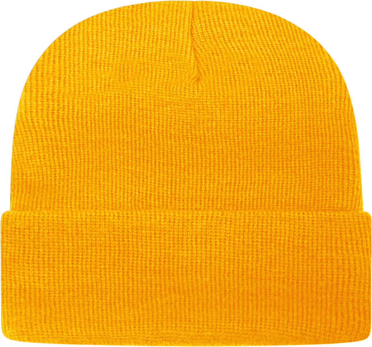 Cap America Tkn24 Usa Made Knit with Cuff Beanie - Gold