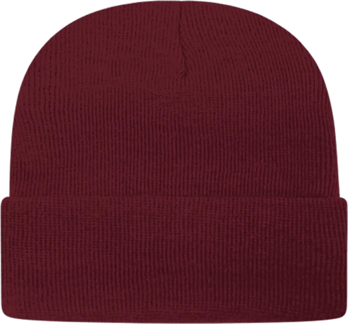 Cap America Tkn24 Usa Made Knit with Cuff Beanie Maroon / one Size Fits Most