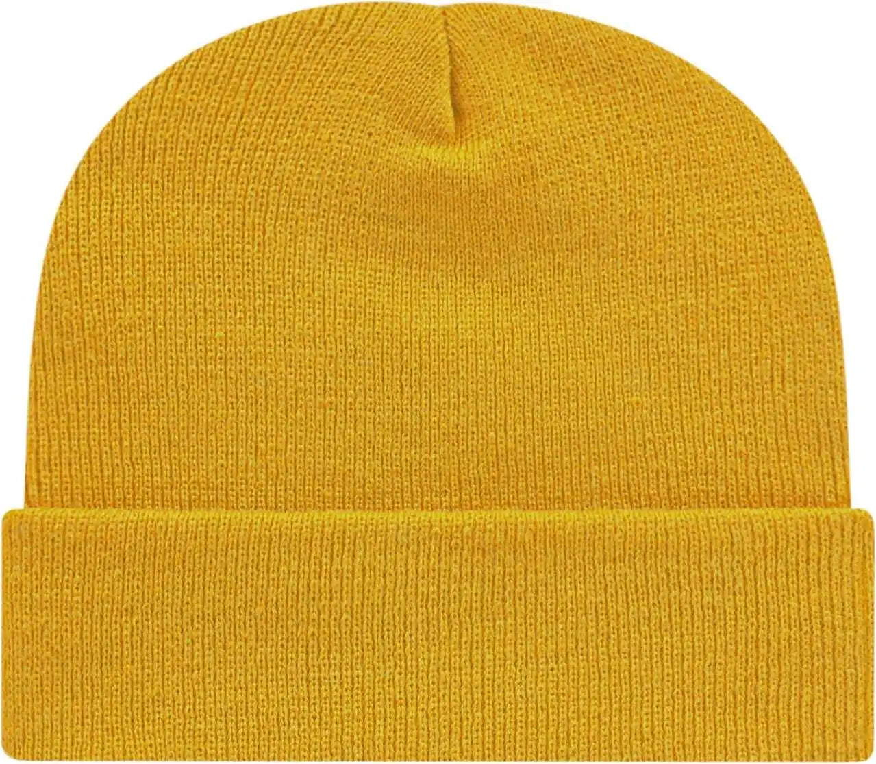 Cap America Tkn24 Usa Made Knit with Cuff Beanie Mustard / one Size Fits Most