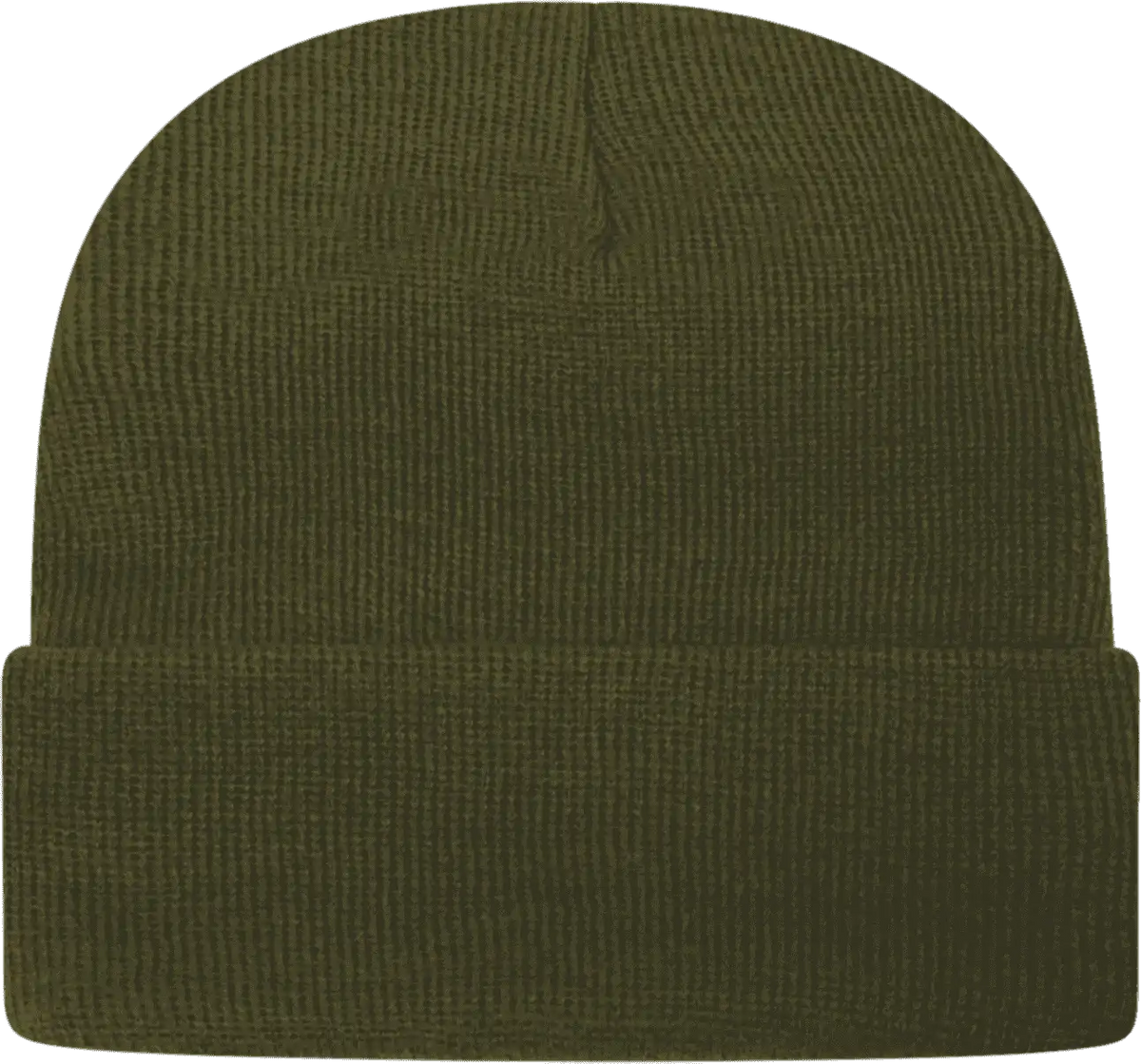 Cap America Tkn24 Usa Made Knit with Cuff Beanie Olive / one Size Fits Most