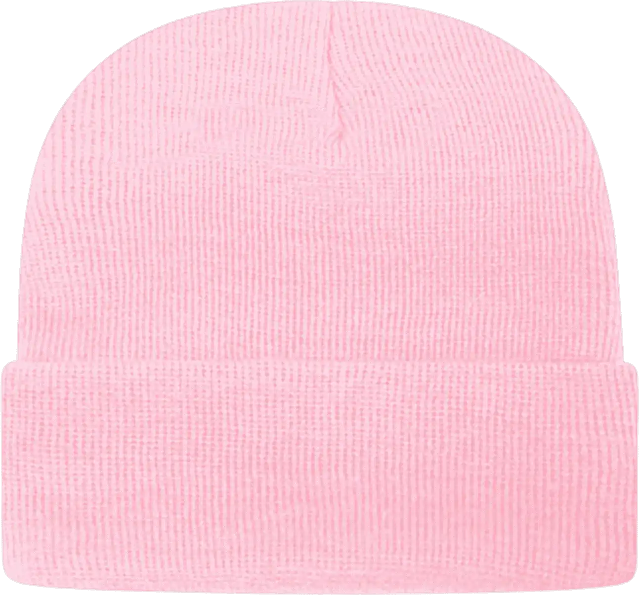 Cap America Tkn24 Usa Made Knit with Cuff Beanie - Pink - one Size Fits Most