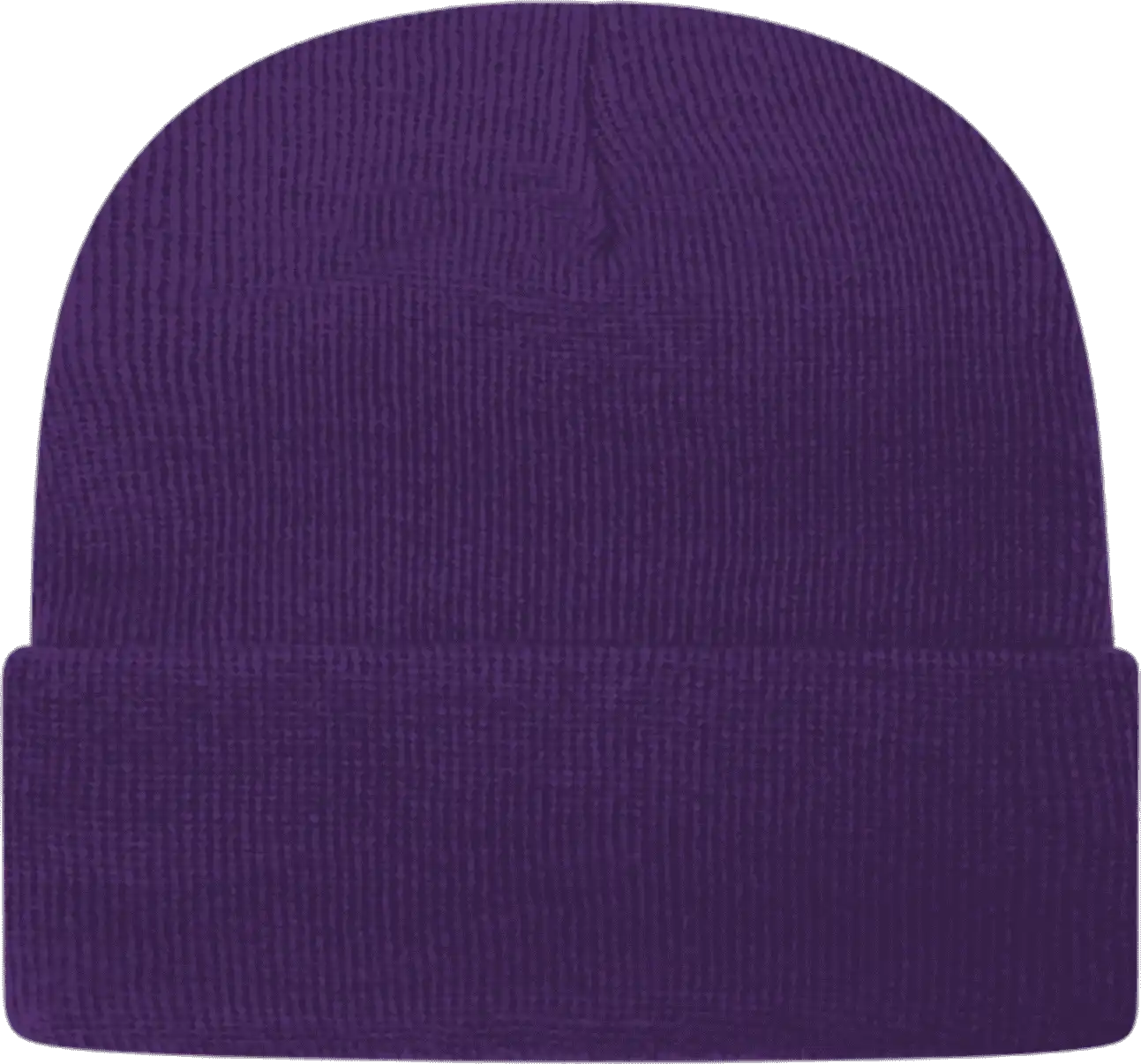 Cap America Tkn24 Usa Made Knit with Cuff Beanie Purple / one Size Fits Most
