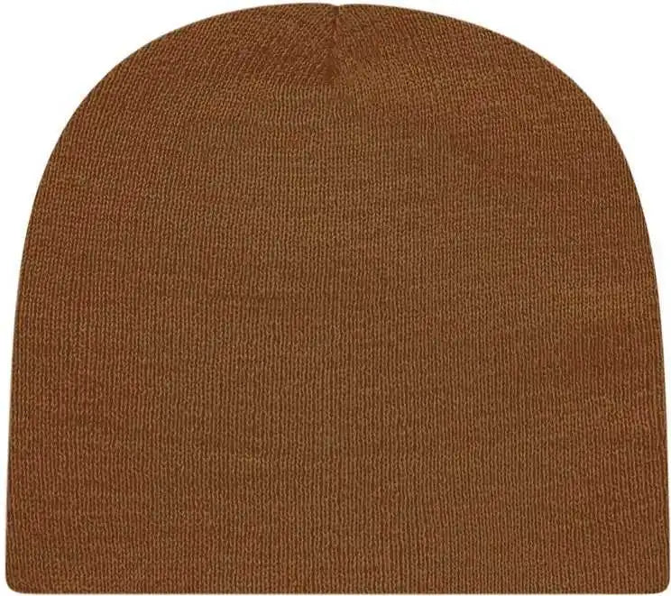 Cap America Tkn28 Usa Made 8 12’’ Beanie Cider Brown / one Size Fits Most