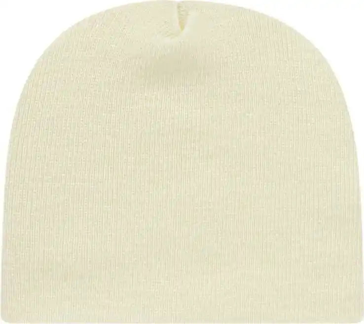 Cap America Tkn28 Usa Made 8 12’’ Beanie - Ivory - one Size Fits Most