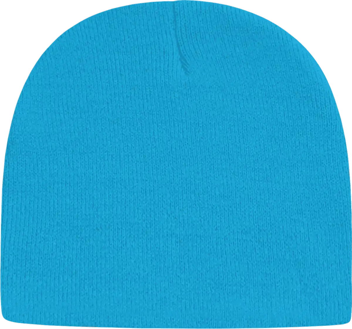 Cap America Tkn28 Usa Made Knit Beani - Cyan Blue - one Size Fits Most