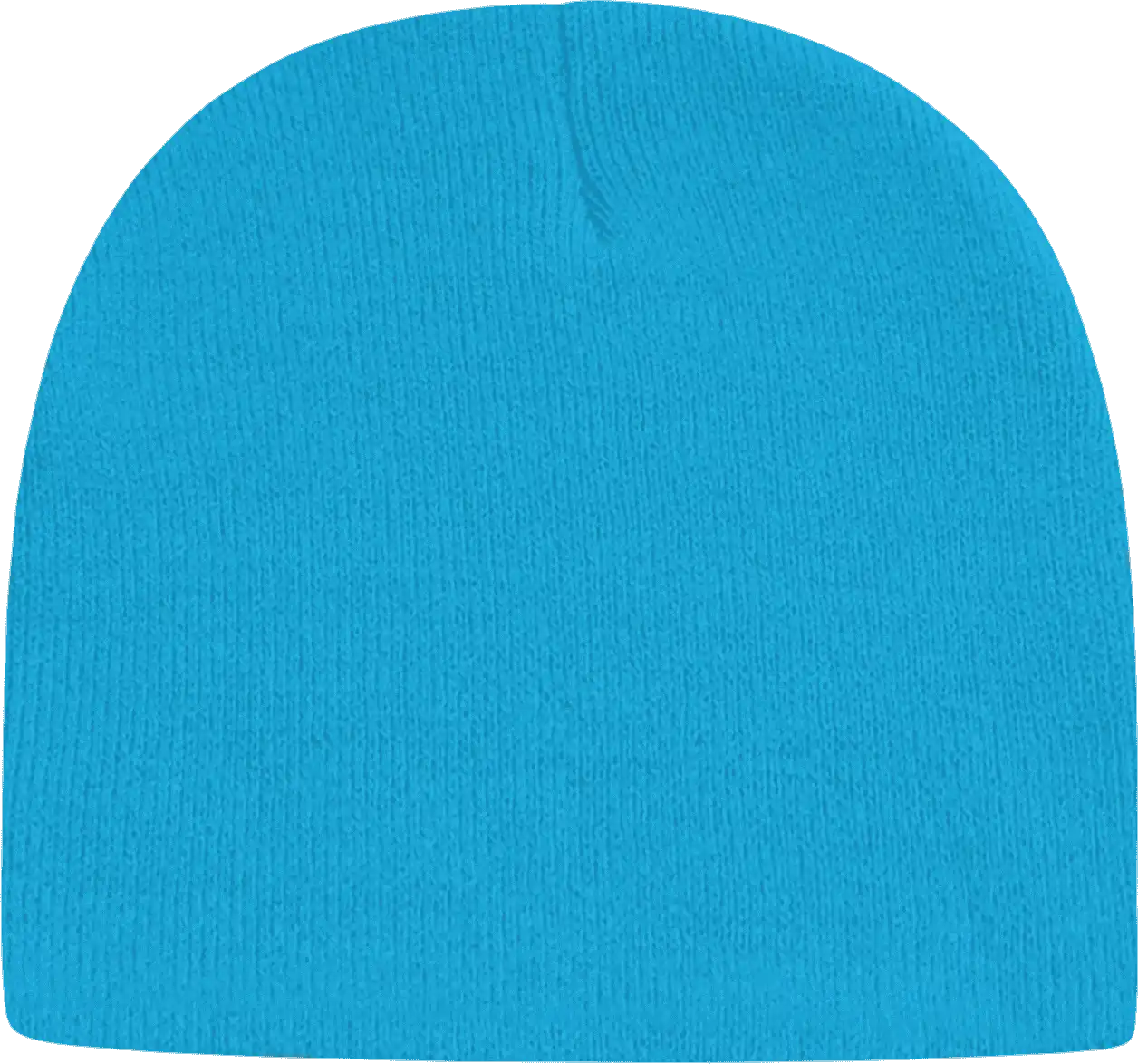 Cap America Tkn28 Usa Made Knit Beani - Cyan Blue - one Size Fits Most