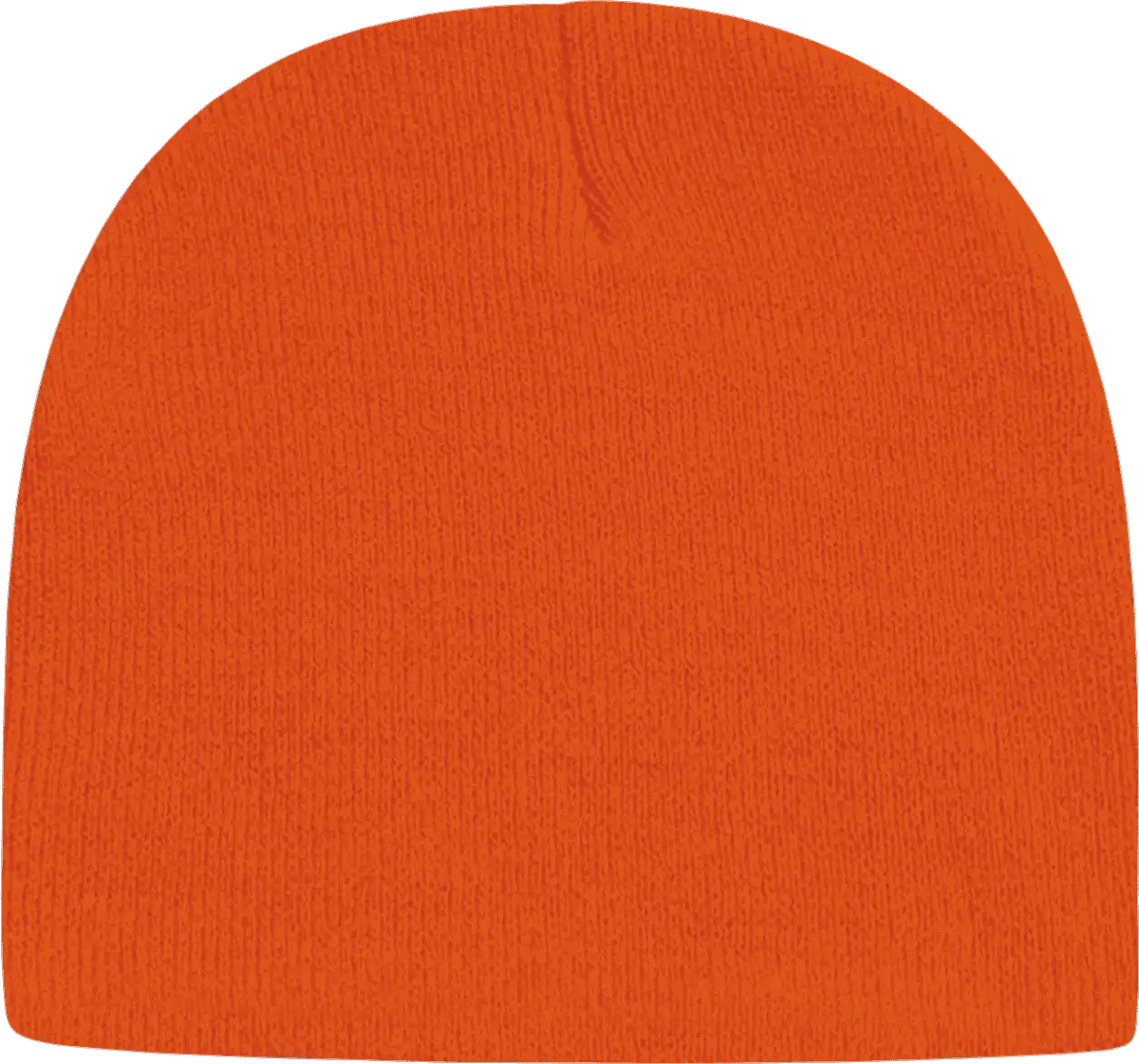Cap America Tkn28 Usa Made Knit Beani Deep Orange / one Size Fits Most