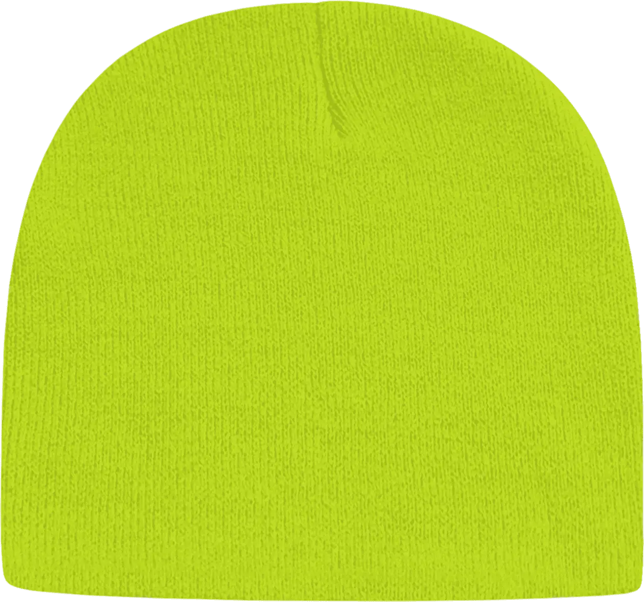Cap America Tkn28 Usa Made Knit Beani - Lime Shock