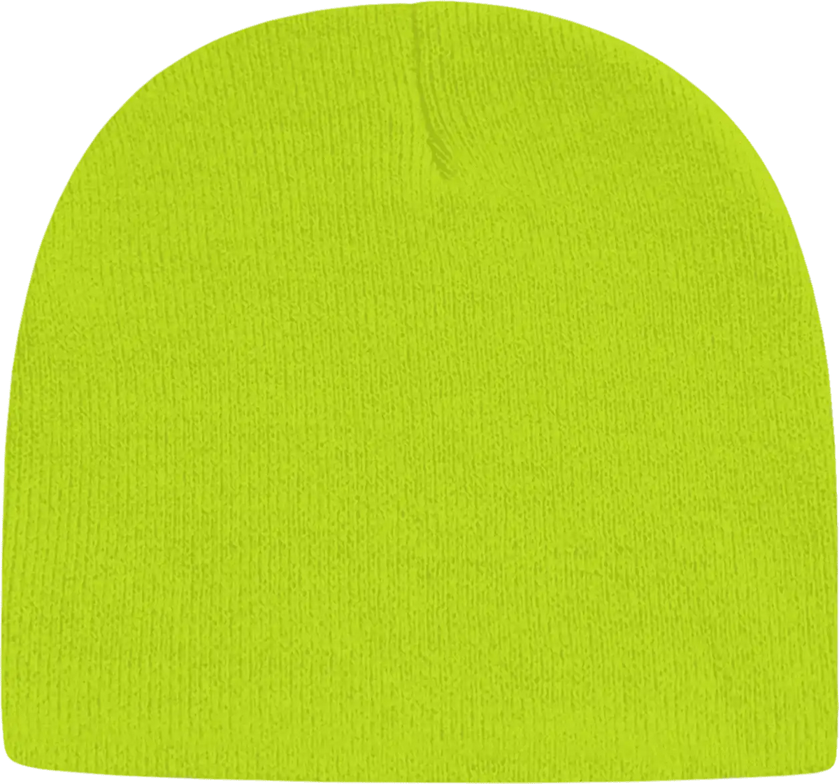 Cap America Tkn28 Usa Made Knit Beani Lime Shock / one Size Fits Most
