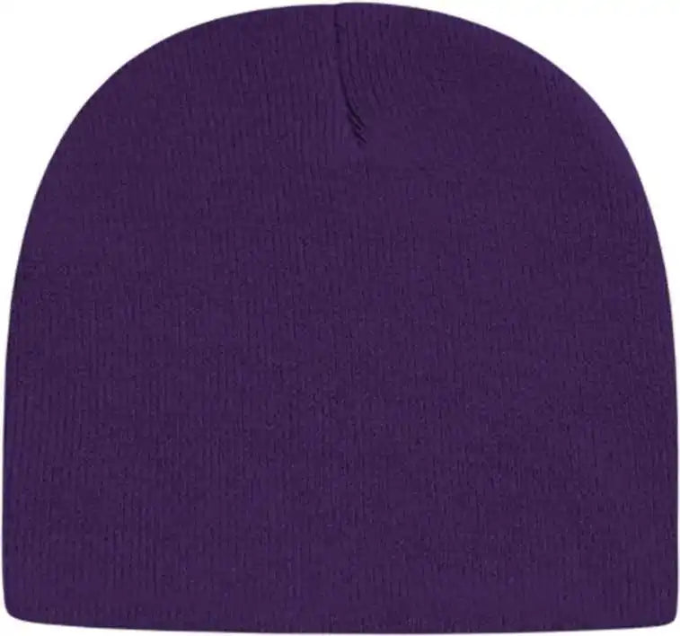 Cap America Tkn28 Usa Made Knit Beanie - Purple - one Size Fits Most