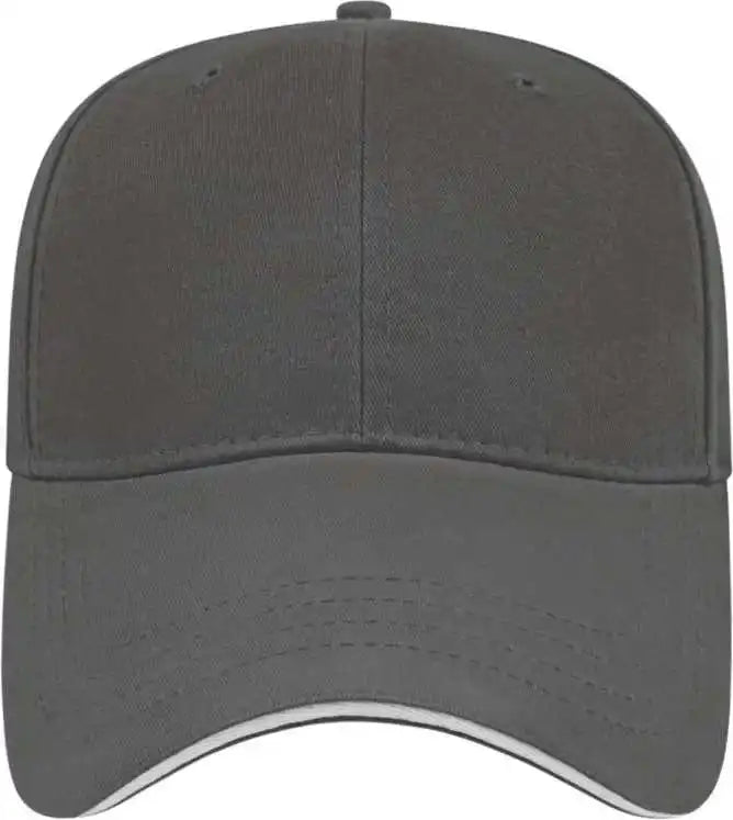 Cap America X200 x Tra Value Structured Sandwich Charcoal White Dark Gray / one Size Fits Most