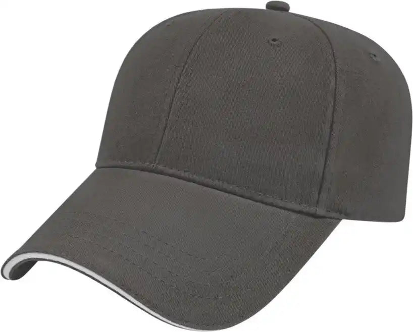 Cap America X200 x Tra Value Structured Sandwich Charcoal White Dark Gray / one Size Fits Most
