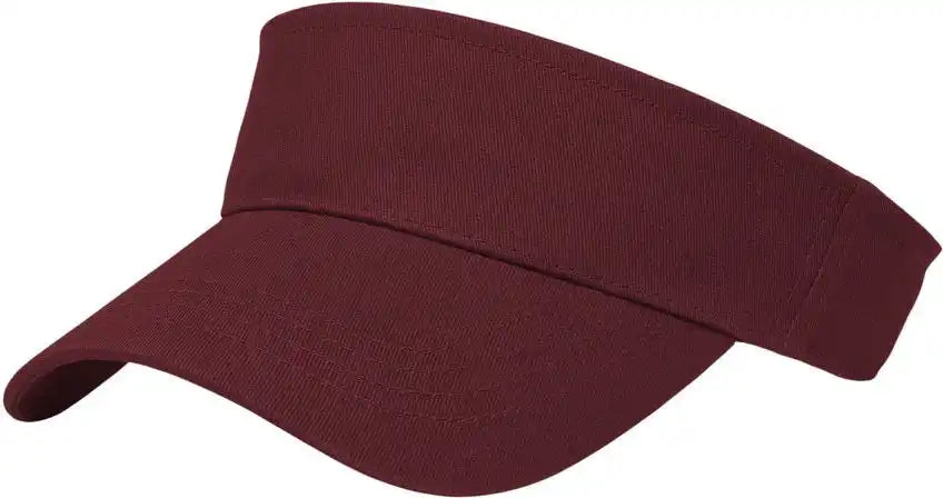 Cap America X400 x Tra Value Tennis Visor - Maroon - one Size Fits Most