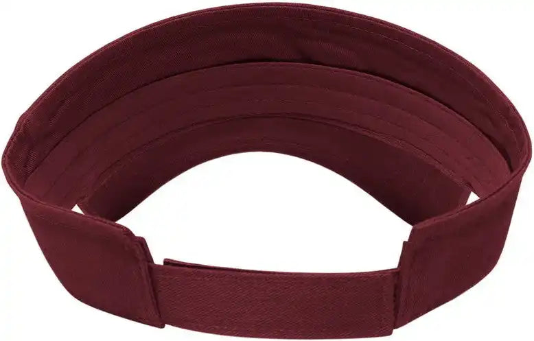 Cap America X400 x Tra Value Tennis Visor - Maroon - one Size Fits Most