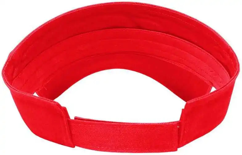 Cap America X400 x Tra Value Tennis Visor - Red - one Size Fits Most