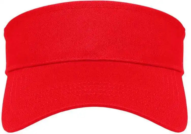 Cap America X400 x Tra Value Tennis Visor - Red - one Size Fits Most