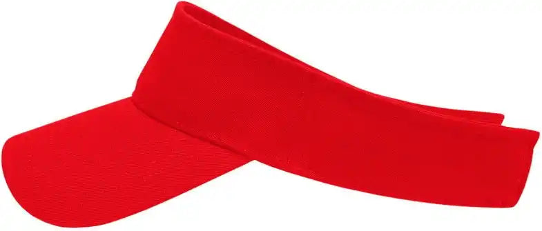 Cap America X400 x Tra Value Tennis Visor - Red - one Size Fits Most