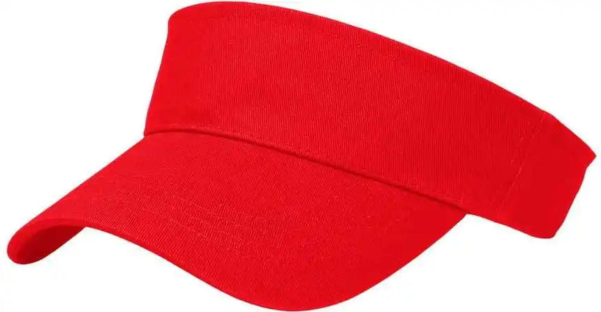 Cap America X400 x Tra Value Tennis Visor - Red - one Size Fits Most