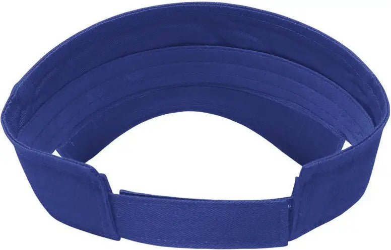 Cap America X400 x Tra Value Tennis Visor - Royal - one Size Fits Most