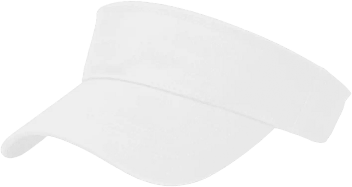 Cap America X400 x Tra Value Tennis Visor - White - one Size Fits Most