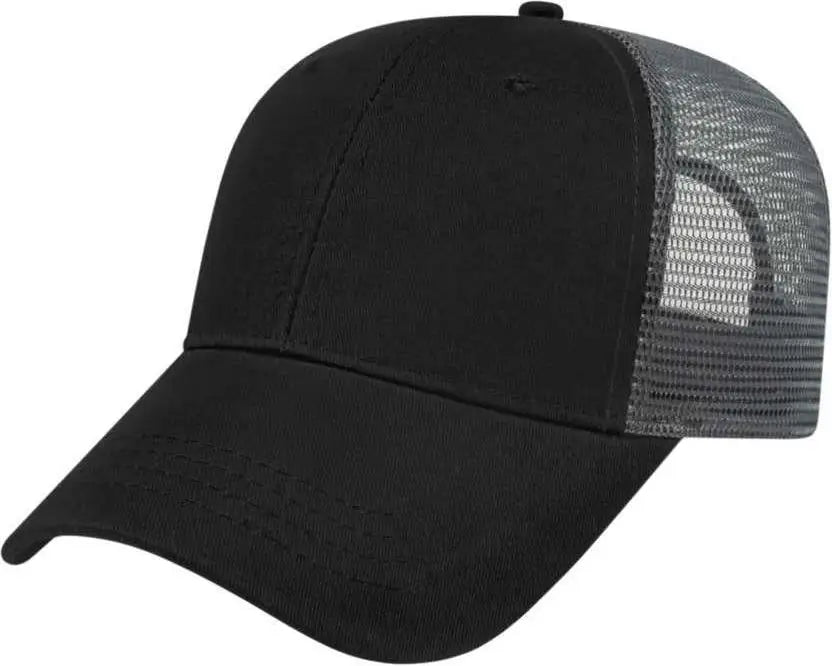 Cap America X500 x Tra Value Mesh Back - Black Charcoal
