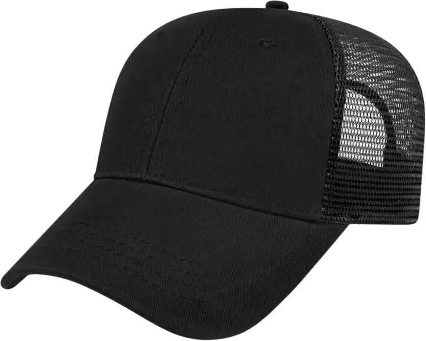 Cap America X500 x Tra Value Mesh Back - Black - one Size Fits Most