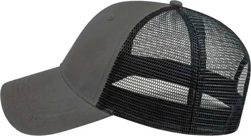 Cap America X500 x Tra Value Mesh Back - Charcoal Black - one Size Fits Most