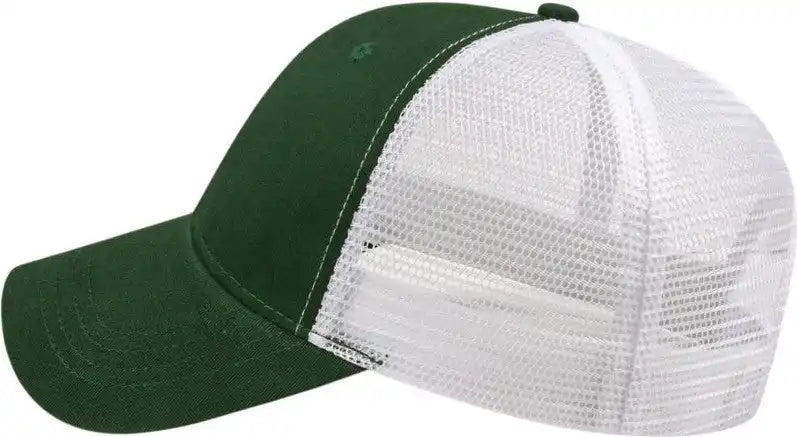 Cap America X500 x Tra Value Mesh Back Dark Green White / one Size Fits Most