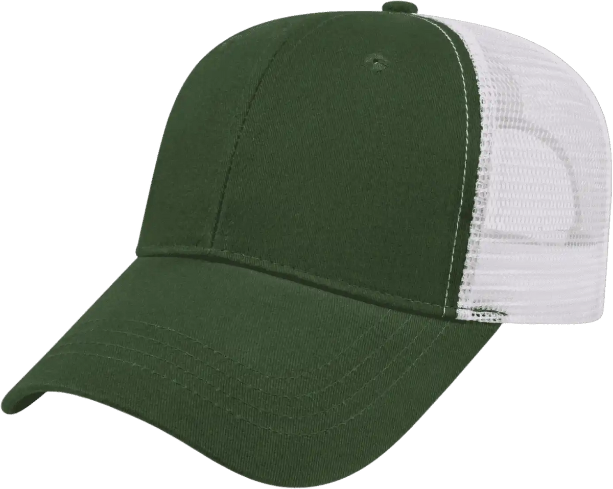Cap America X500 x Tra Value Mesh Back Dark Green White / one Size Fits Most
