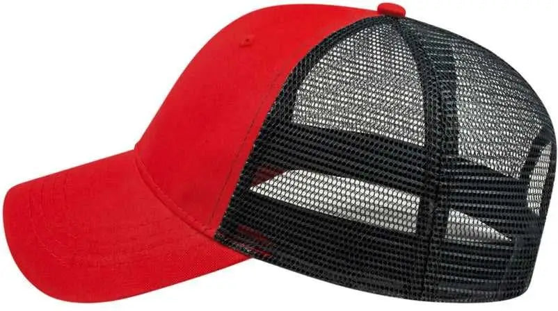 Cap America X500 x Tra Value Mesh Back - Red Black - one Size Fits Most