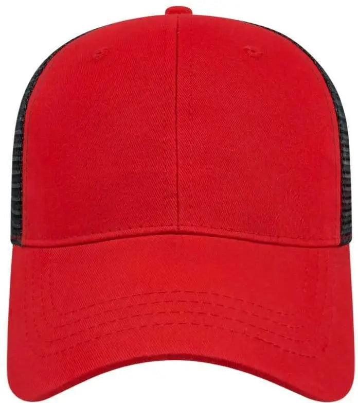 Cap America X500 x Tra Value Mesh Back - Red Black - one Size Fits Most