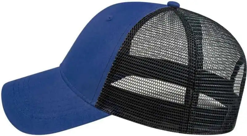 Cap America X500 x Tra Value Mesh Back Royal Black / one Size Fits Most