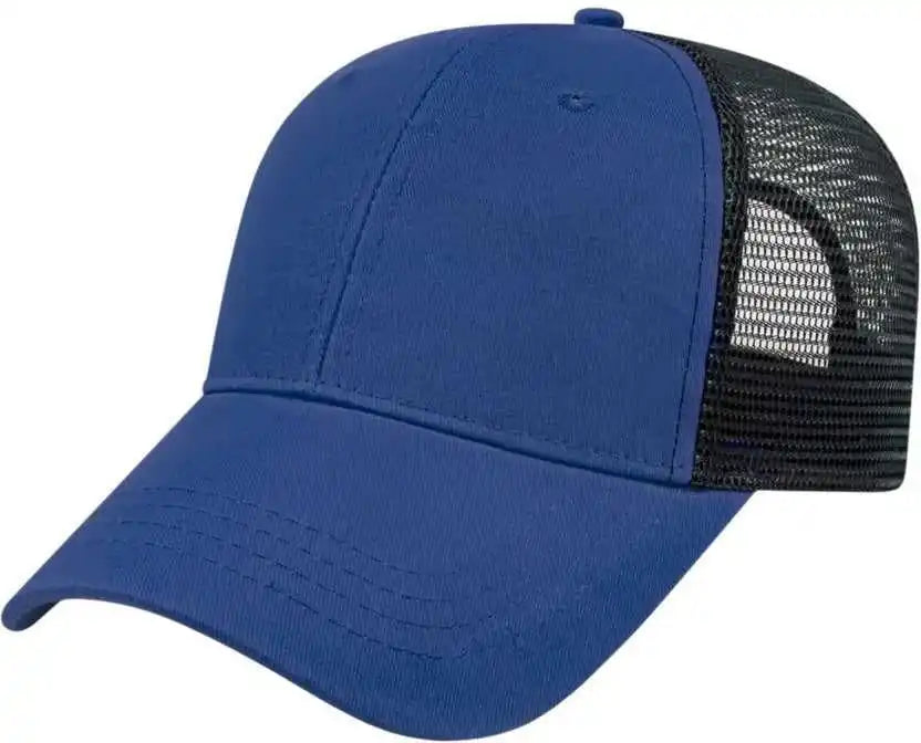 Cap America X500 x Tra Value Mesh Back - Royal Black - one Size Fits Most