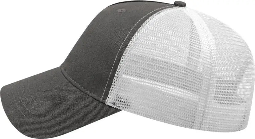 Cap America X600 x Tra Value Five Panel Mesh Back - Charcoal White