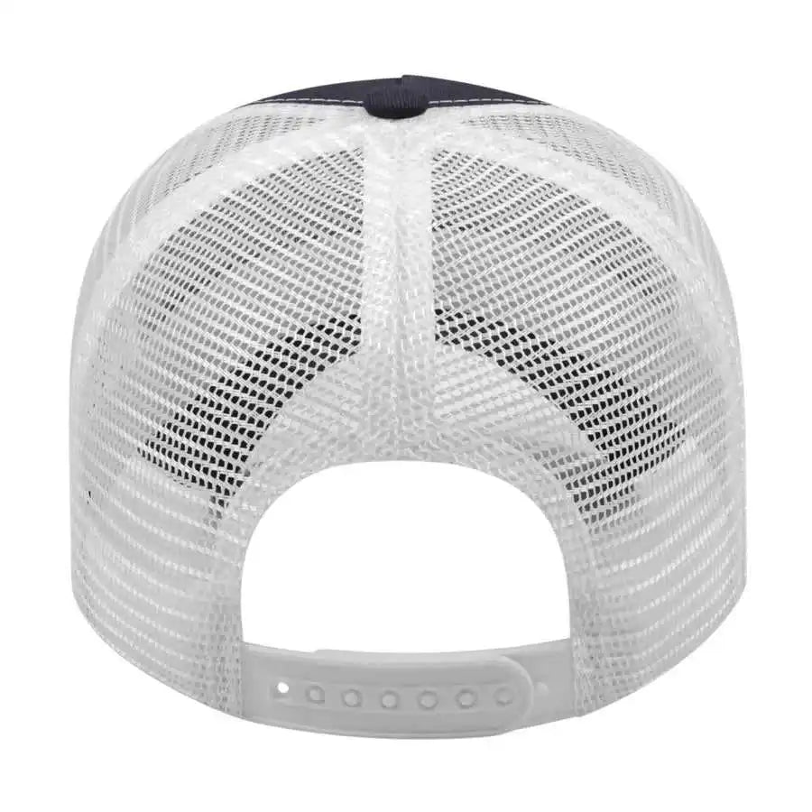 Cap America X600 x Tra Value Five Panel Mesh Back Navy White / one Size Fits Most
