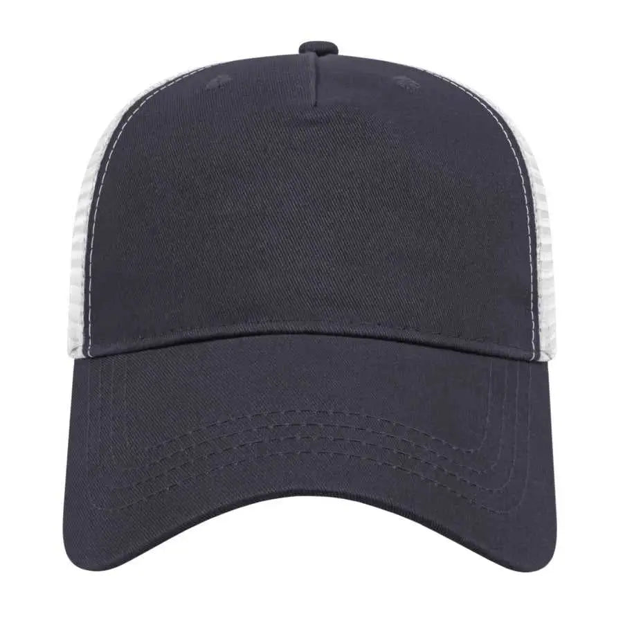Cap America X600 x Tra Value Five Panel Mesh Back - Navy White