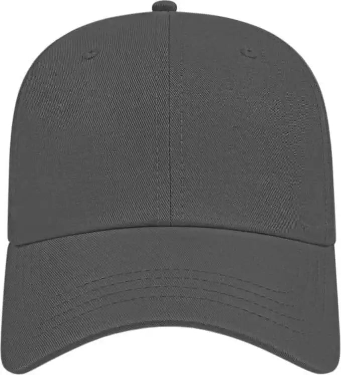 Cap America X701 X-tra Value Unstructured Polyester - Charcoal - one Size Fits Most