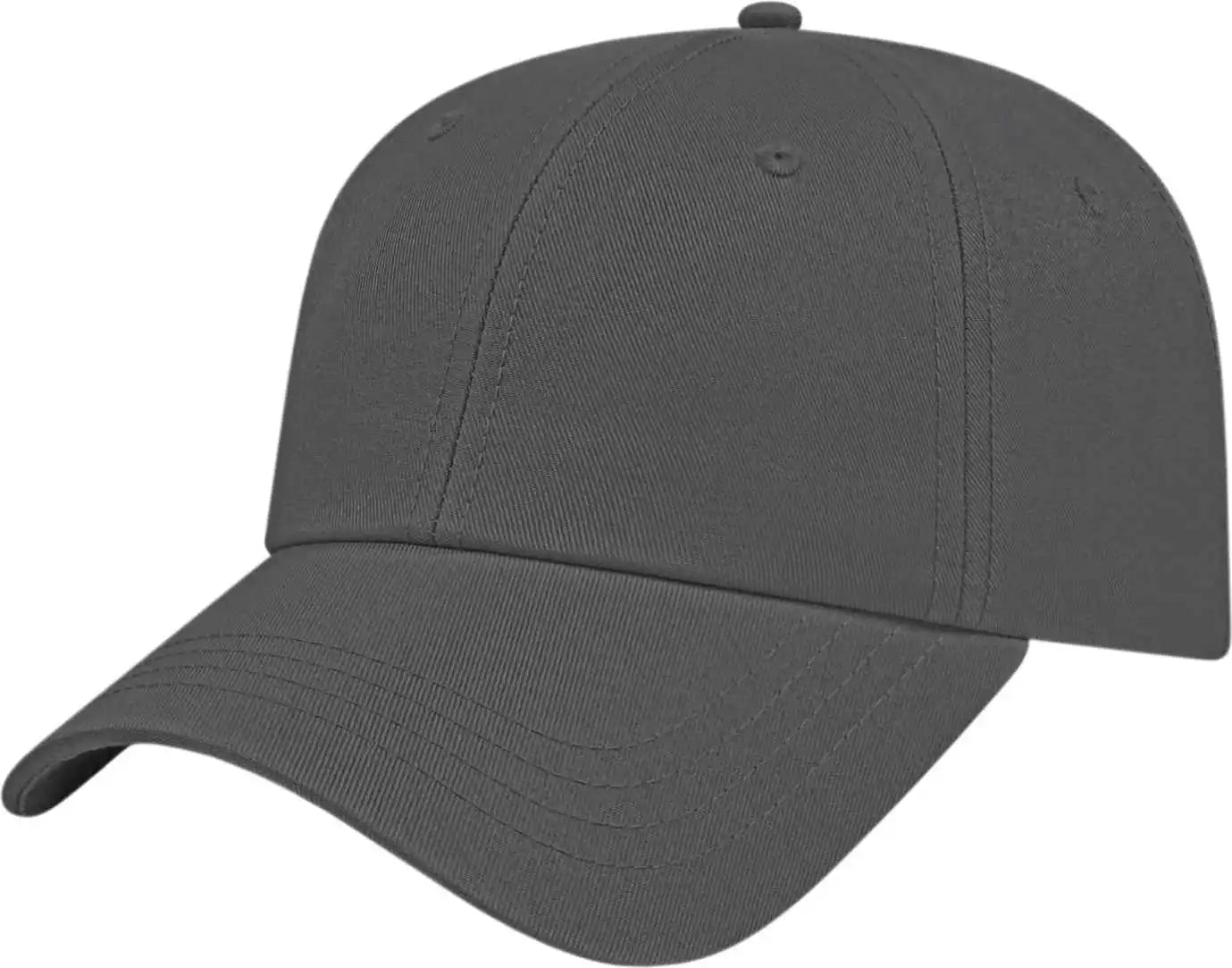 Cap America X701 X-tra Value Unstructured Polyester - Charcoal - one Size Fits Most