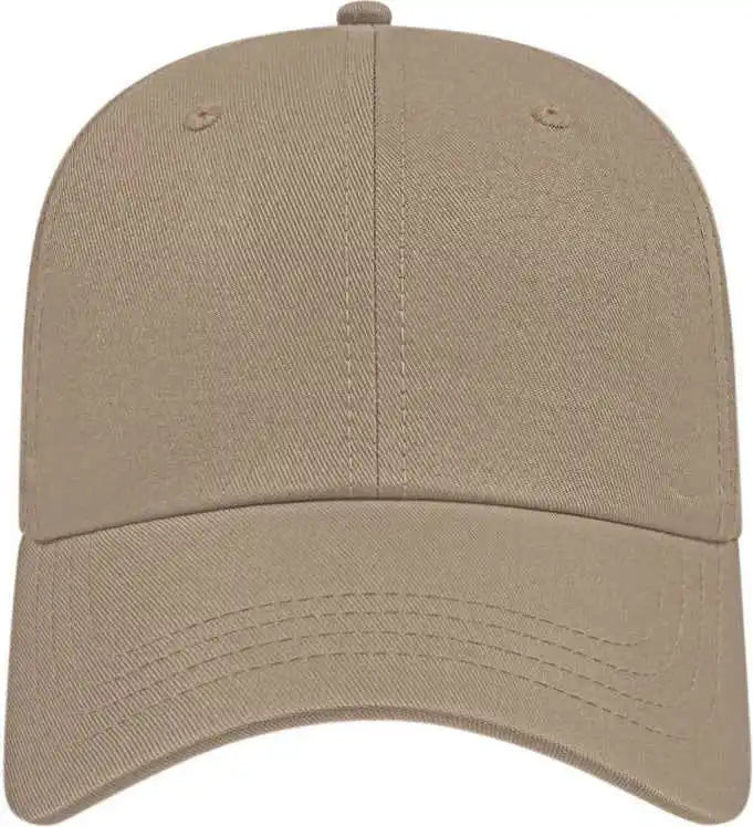 Cap America X701 X-tra Value Unstructured Polyester - Khaki - one Size Fits Most