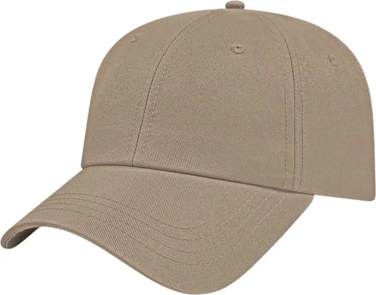 Cap America X701 X-tra Value Unstructured Polyester - Khaki