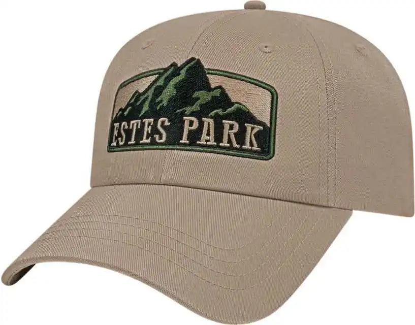 Cap America X701 X-tra Value Unstructured Polyester - Khaki - one Size Fits Most