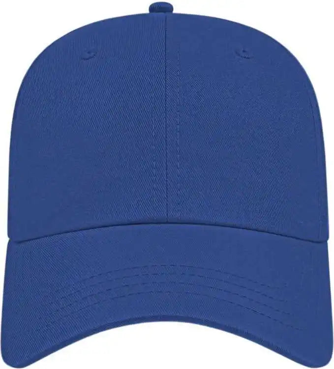Cap America X701 X-tra Value Unstructured Polyester - Royal - one Size Fits Most