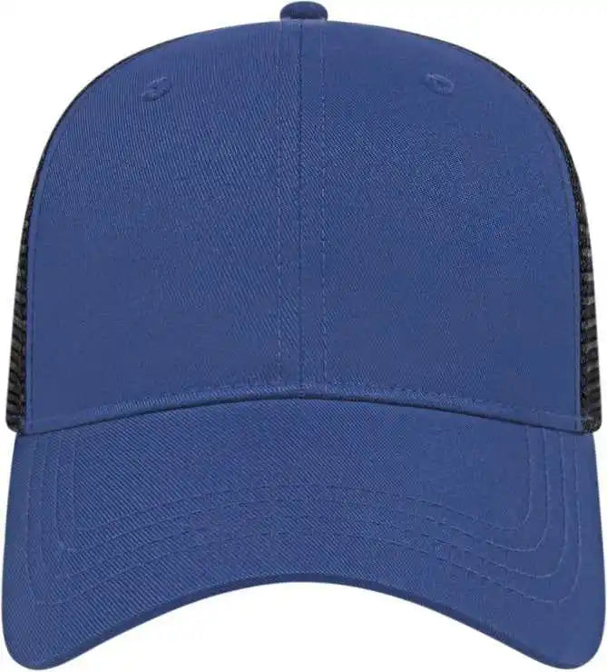 Cap America X800 x Tra Value Polyester Trucker Royal Black / one Size Fits Most