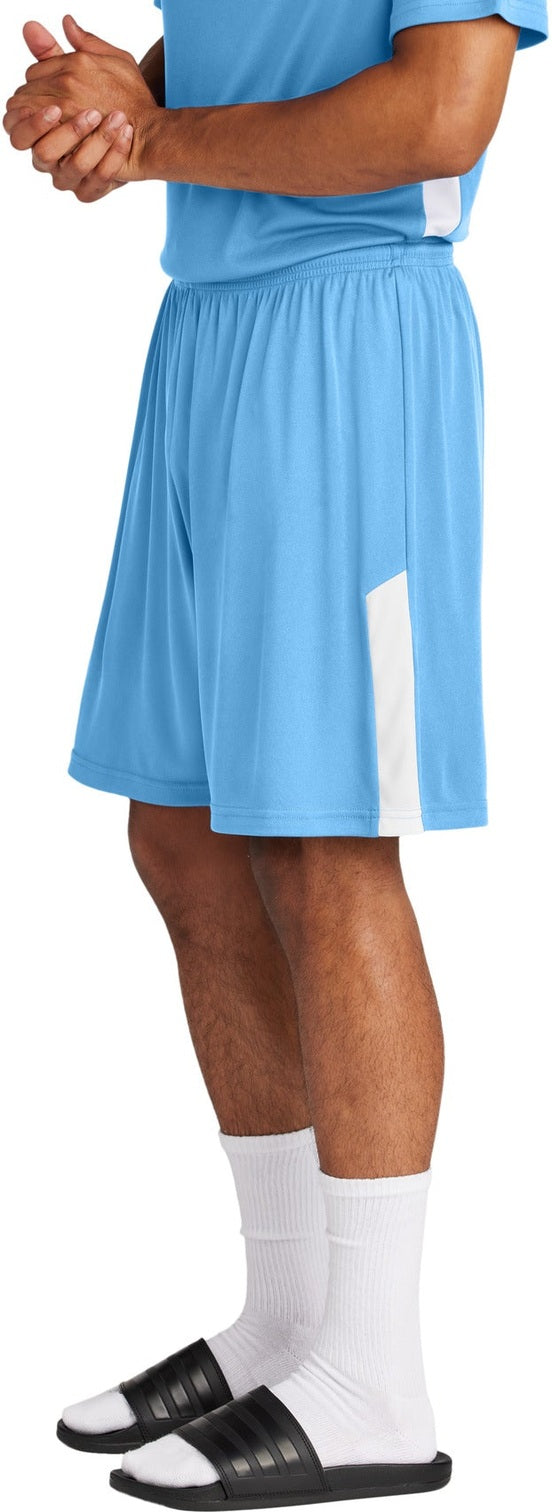 CarBl/Wht Sport-Tek Competitor United 7" Short ST103