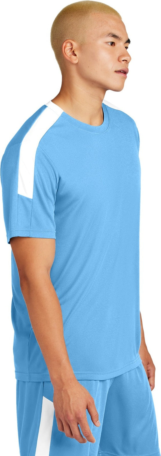 CarBl/Wht Sport-Tek Competitor United Crew ST100