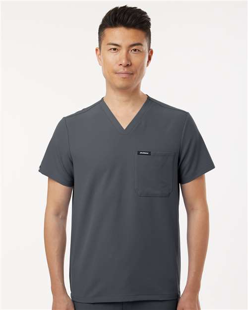 Carbon Grey Holmes Everyday 1-Pocket Scrub V-Neck Top - M10001